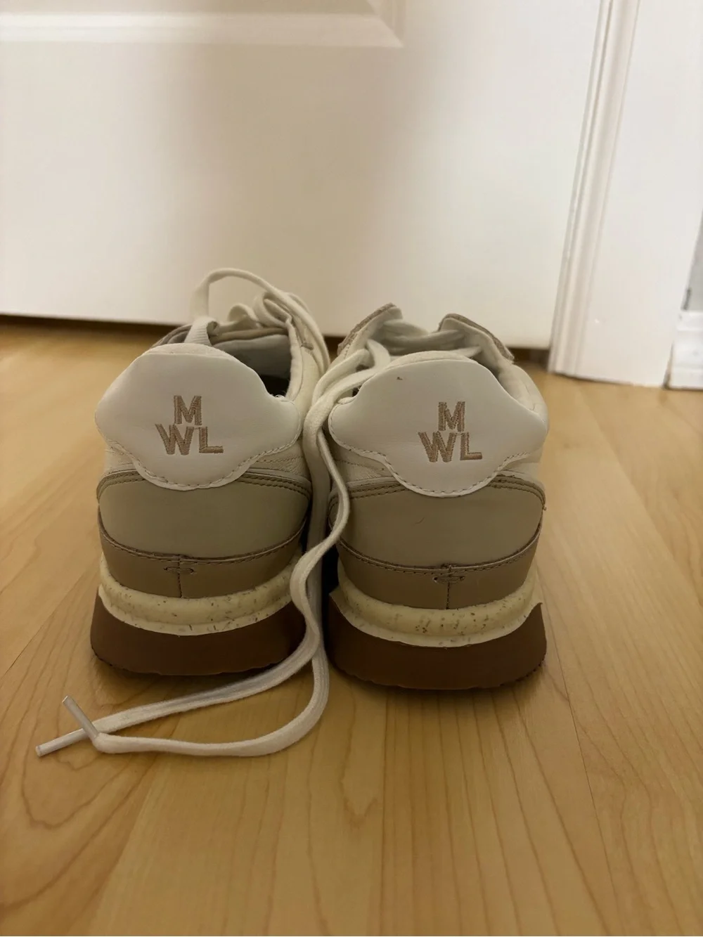 Madewell Beige and White Women’s Sneakers